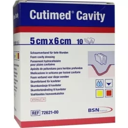 CUTIMED Medicazione in schiuma cavitaria 5x6 cm non adesiva, 10 pz