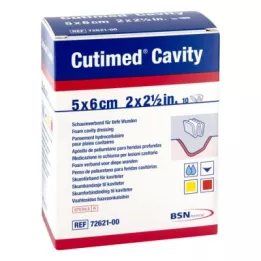 CUTIMED Medicazione in schiuma cavitaria 5x6 cm non adesiva, 10 pz