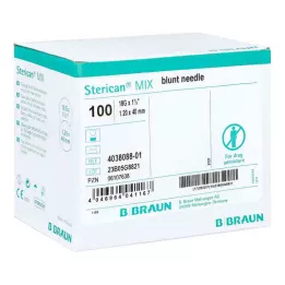 STERICAN Cannule 18 Gx1 1/2 1,1x40 smussate, 100 pz