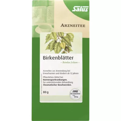 BIRKENBLÄTTER Tea Organic Betulae folium Salus, 80 g