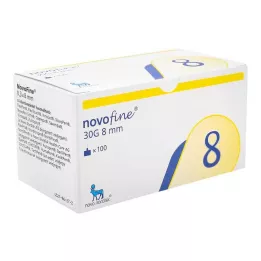 NOVOFINE 8 cannule 0,30x8 mm, 100 pz