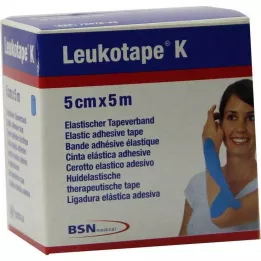 LEUKOTAPE K 5 cm azzurro, 1 pz