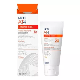 LETI Crema viso AT4 SPF 20, 50 ml