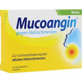 MUCOANGIN pastiglie di menta 20 mg, 18 pz