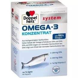 DOPPELHERZ Capsule del sistema concentrato di Omega-3, 60 pezzi
