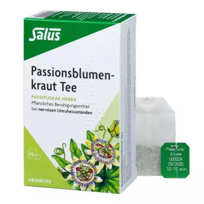 PASSIONSBLUMENKRAUT Tè Passiflorae her.Bio Salus, 15 pz