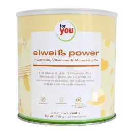 FOR YOU polvere protein power alla vaniglia, 750 g