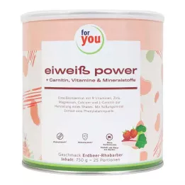 FOR YOU protein power polvere di fragola, 750 g