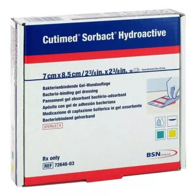 Cutimed Sorbact Idroattivo compresse 7x8,5 cm, 10 pz Cutimed Sorbact Idroattivo compresse 7x8,5 cm, 10 pz