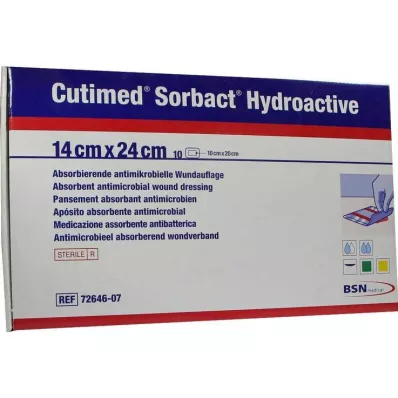 Cutimed Sorbact Impacchi idroattivi 14x24 cm, 10 pz Cutimed Sorbact Impacchi idroattivi 14x24 cm, 10 pz