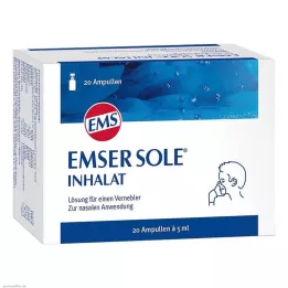 EMSER Soluzione inalatoria di salamoia per nebulizzatore, 20 pz