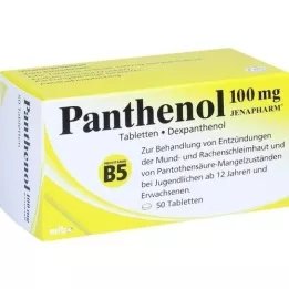 PANTHENOL 100 mg compresse Jenapharm, 50 pz