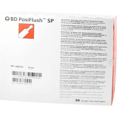 BD POSIFLUSH SP Siringhe preriempite del sistema di lavaggio, 30X10 ml