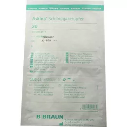 ASKINA Tamponi di garza sterile Plum-grit, 20 pz