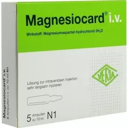 MAGNESIOCARD soluzione iniettabile i.v., 5X10 ml