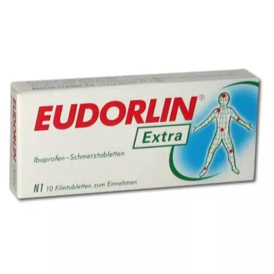 EUDORLIN Ibuprofene antidolorifico extra, 10 pezzi EUDORLIN Ibuprofene antidolorifico extra, 10 pezzi