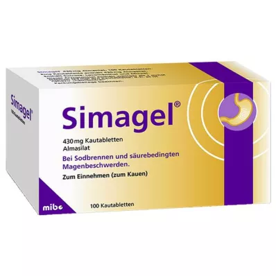 SIMAGEL Compresse masticabili, 100 pezzi