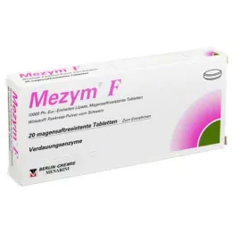 MEZYM F compresse rivestite di enterico, 20 pz