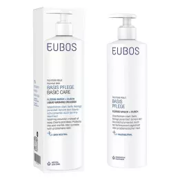 EUBOS FLÜSSIG blu non profumato con dispenser, 400 ml