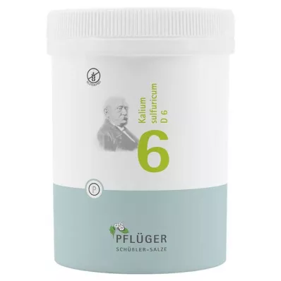 Biochimica Pflueger 6 Kalium sulfuricum D 6 compresse, 1000 pz Biochimica Pflueger 6 Kalium sulfuricum D 6 compresse, 1000 pz
