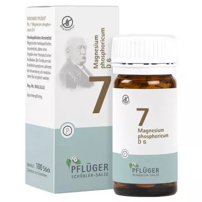 Biochimica Pflueger 7 Magnesio fosforico D 6 compresse, 100 pz Biochimica Pflueger 7 Magnesio fosforico D 6 compresse, 100 pz