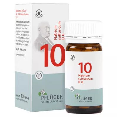 Biochimica Pflueger 10 Natrum sulfuricum D 6 compresse, 100 pz Biochimica Pflueger 10 Natrum sulfuricum D 6 compresse, 100 pz