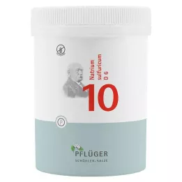 BIOCHEMIE Gesso dellaratore 10 Natrium sulphuricum D 6 tbl, 1000 pz