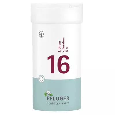 Biochimica Pflueger 16 Litio clorato D 6 compresse, 400 pz