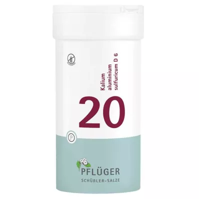 Biochimica Pflueger 20 Potassio alluminio solforico D 6 compresse, 400 pz Biochimica Pflueger 20 Potassio alluminio solforico D 6 compresse, 400 pz