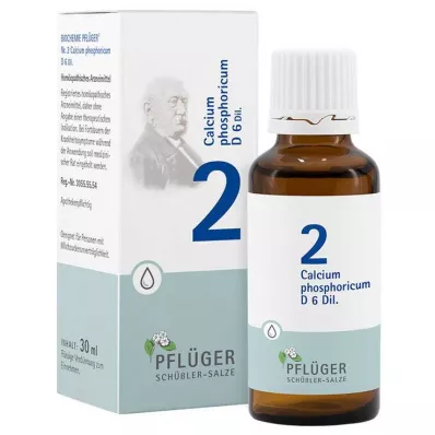 Biochimica Pflueger 2 Calcio fosforico D 6 gocce, 30 ml