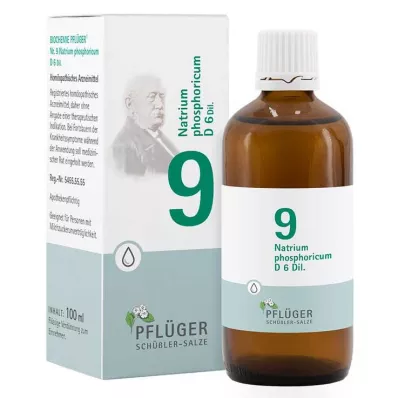 Biochimica Pflueger 9 Natrum fosforicum D 6 gocce, 100 ml