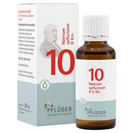 BIOCHEMIE Gesso dellaratore 10 Natrium sulphuricum D 6 gocce, 30 ml