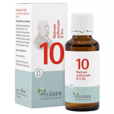 BIOCHEMIE Gesso dellaratore 10 Natrium sulphuricum D 6 gocce, 30 ml