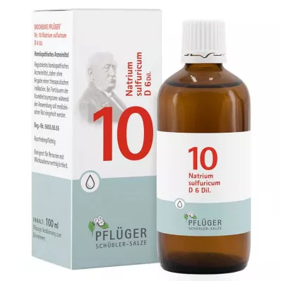 BIOCHEMIE Gesso dellaratore 10 Natrium sulphuricum D 6 goccia, 100 ml
