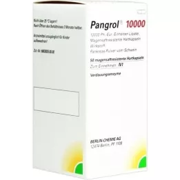 PANGROL 10.000 tappi rigidi con rivestimento enterico, 50 pz