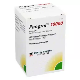 PANGROL 10.000 tappi rigidi con rivestimento enterico, 100 pz