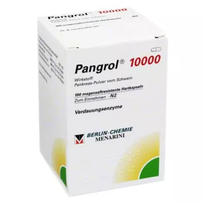 PANGROL 10.000 tappi rigidi con rivestimento enterico, 100 pz PANGROL 10.000 tappi rigidi con rivestimento enterico, 100 pz