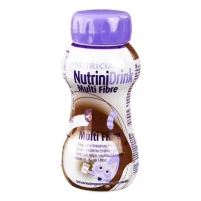 NUTRINIDRINK MultiFibre gusto cioccolato, 200 ml