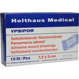 WUNDVERBAND Ypsipor sterile 5x7,2 cm, 10 pz