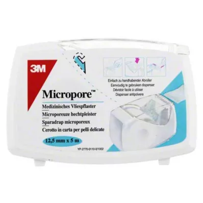 MICROPORE Gesso non tessuto 1,25 cmx5 m.Abr.1530NP-0SD, 1 pz