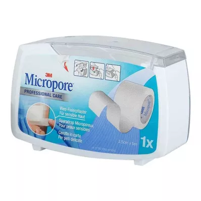 MICROPORE Gesso non tessuto 2,5 cm x 5 m con strappo 1530NP-1SD, 1 pz MICROPORE Gesso non tessuto 2,5 cm x 5 m con strappo 1530NP-1SD, 1 pz