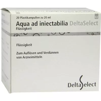 AQUA AD iniectabilia plastica, 20X20 ml