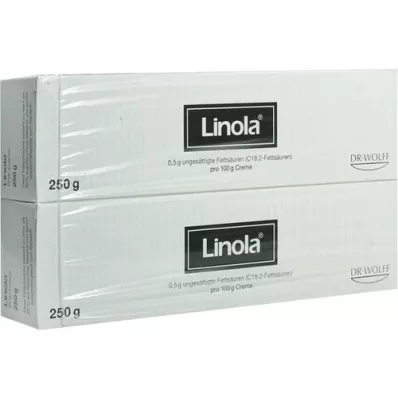 LINOLA Crema, 2X250 g