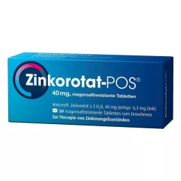 ZINKOROTAT POS compresse rivestite di enterico, 50 pz