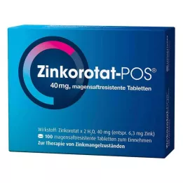 ZINKOROTAT POS compresse rivestite di enterico, 100 pz