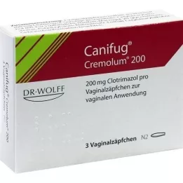 CANIFUG Cremolum 200 supposte vaginali, 3 pz