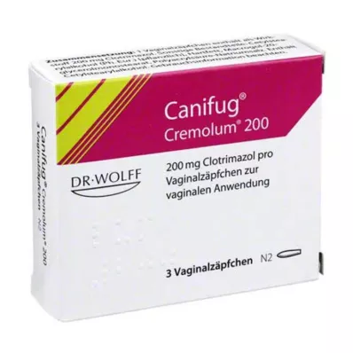 Canifug Cremolum 200 supposte vaginali, 3 pz