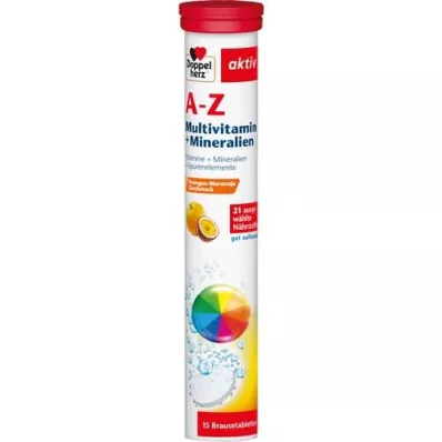 DOPPELHERZ A-Z Multivitaminico+Minerali compresse effervescenti, 15 pz