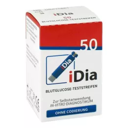 IDIA IME-DC Strisce reattive per la glicemia, 50 pz