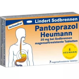 PANTOPRAZOL Heumann 20 mg b.Sodbrennen msr.Tabl., 7 pz